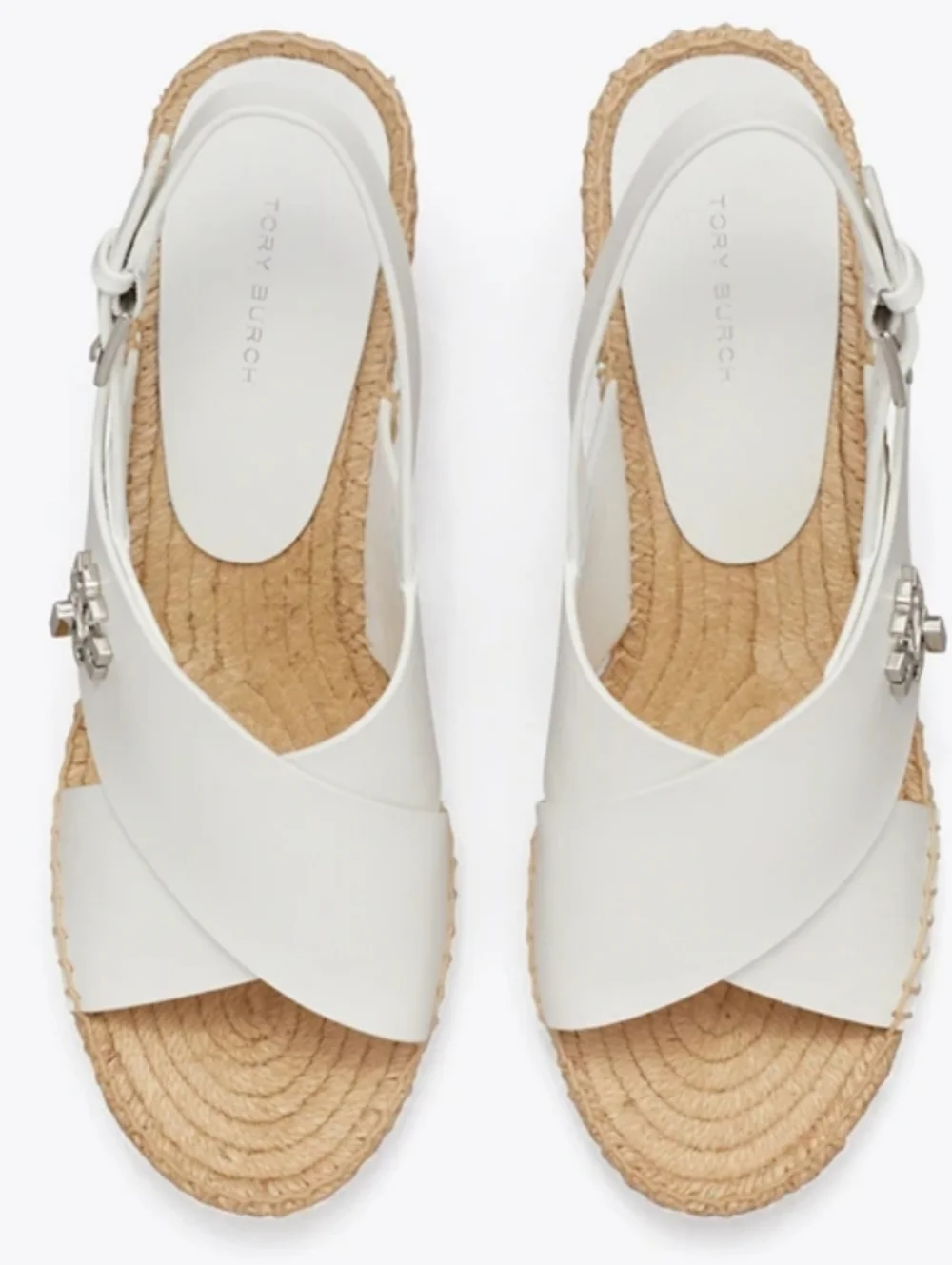 Tory Burch TURNLOCK WEDGE ESPADRILLE New In Box